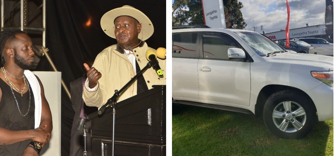 Bebe Cool Gifted A Brand New Landcruiser By The President West Nile Xpozed